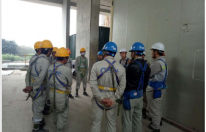 Không khí làm việc tại công trường dự án West Bay Sky Residences sau Tết Nguyên Đán 2017